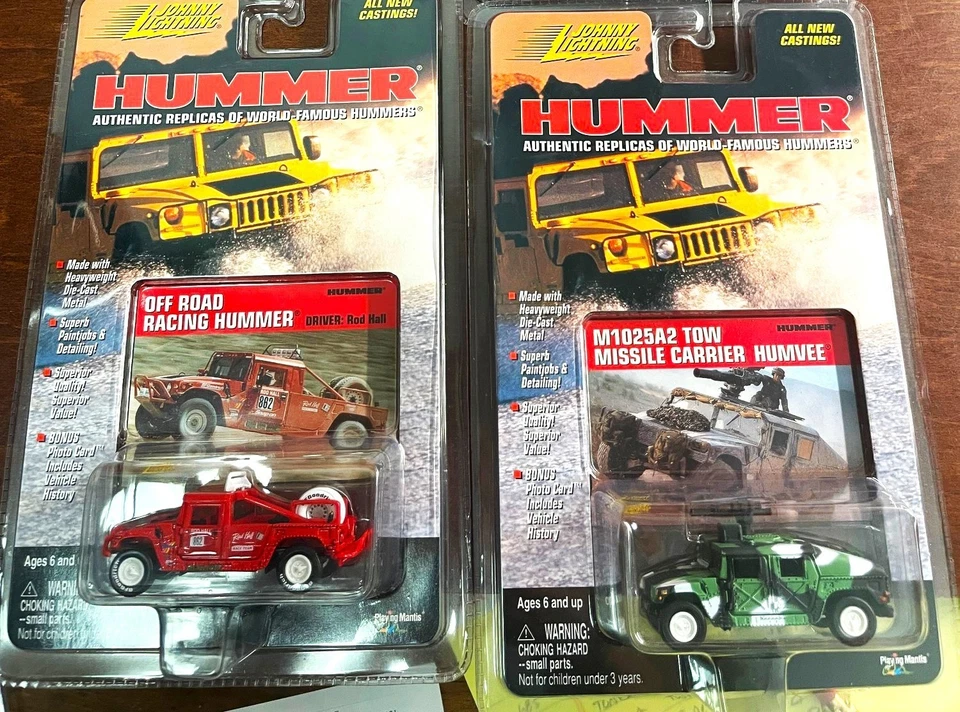 👀🔥🔥 ~ Johnny Lightning, White Lightning, Hummer, Lot of 4 As Shown - Image 2 of 3