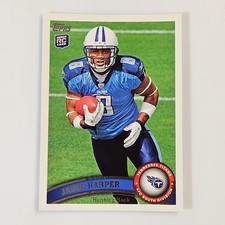 Jamie Harper Tennessee Titans 2011 Topps RC Rookie Card #382. rookie card picture