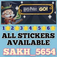 TODAS LAS PEGATINAS DISPONIBLES (1-2-3-4-5-6⭐) (ENVÍO SUPERRÁPIDO) ÁLBUM HARRY POTTER GO