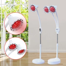 Floor Stand Infrared Therapy Heat Lamp Health Pain Relief Physiotherap Tool HOT