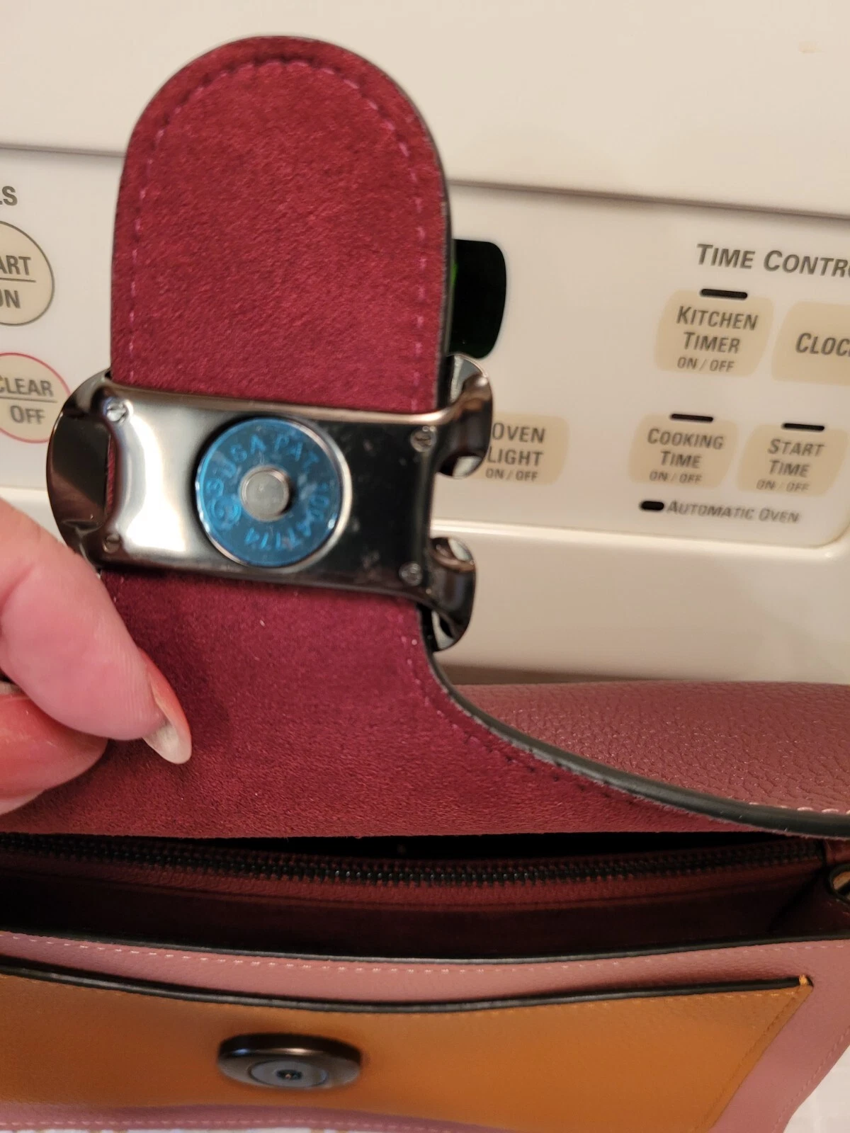 Borsa a tracolla tracolla Coach Tabby color block 76105 nuova con etichette orig $395