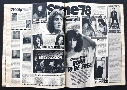 Rocky 1978 Bonnie Tyler Udo Lindenberg Keith Moon Roxy Music Status Quo - Picture 10 of 12