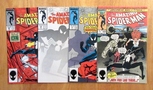 Lot of *4* AMAZING SPIDER-MAN: #283, 287 *Key!*, 290 *Key!*, 291 (VF/NM)