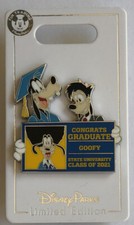 Disney Parks Class of 2021 Graduation Pin LE 4000 Goofy Max Limited Edition