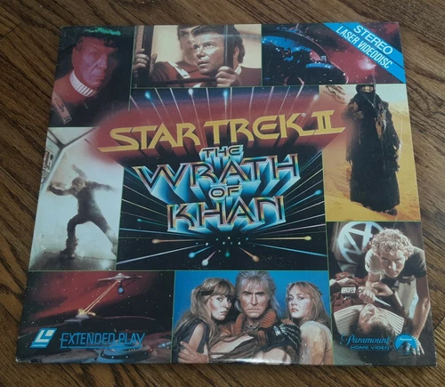STAR TREK II THE WRATH OF KHAN 1982 LASER DISC PARAMOUNT HOME VIDEO LASERDISC - Foto 1 de 2
