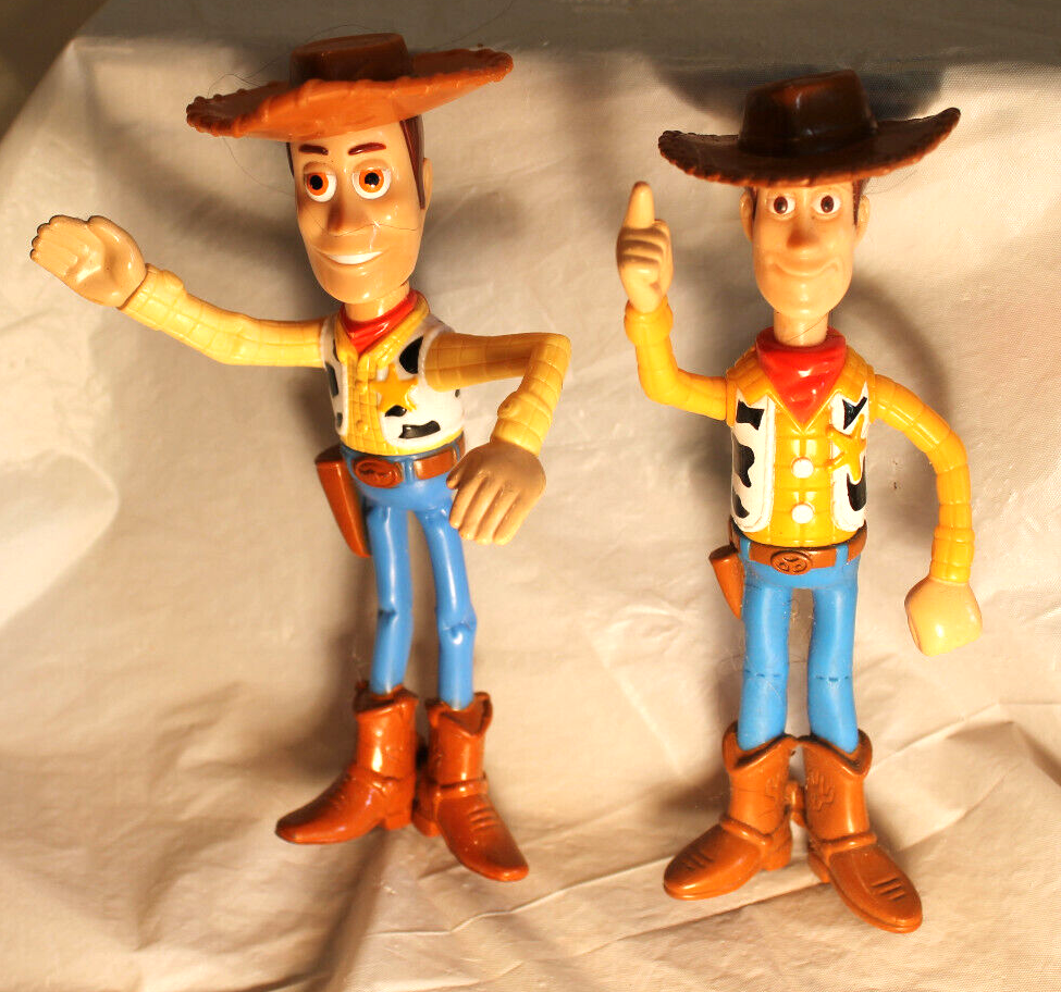 Disney Woody Collectible Toy Story Pixar Toy Character Two Action Figures