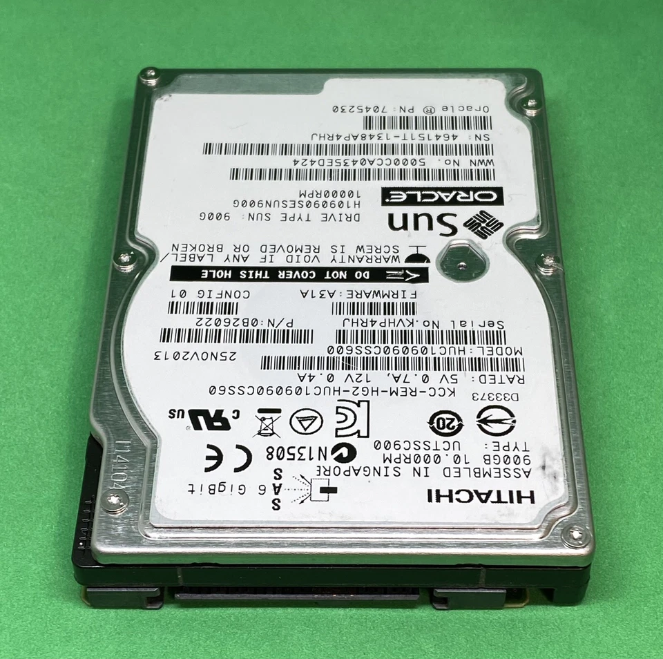 Oracle Sun 7045230 900GB 2.5-inch 10K RPM 6Gb/Sec SAS Disk Drive 15mm height - Image 4 of 4