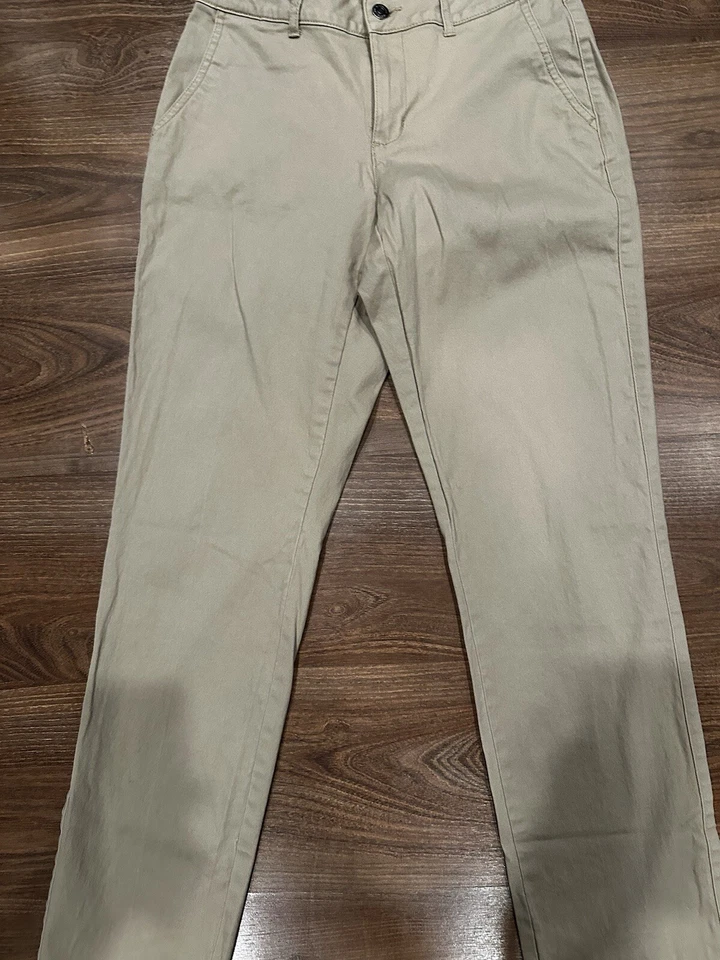 Pantalones de sarga Magellan para mujer al aire libre talla 4 26x30 color tostado trabajo camping usados en excelente estado Foto 3 de 4