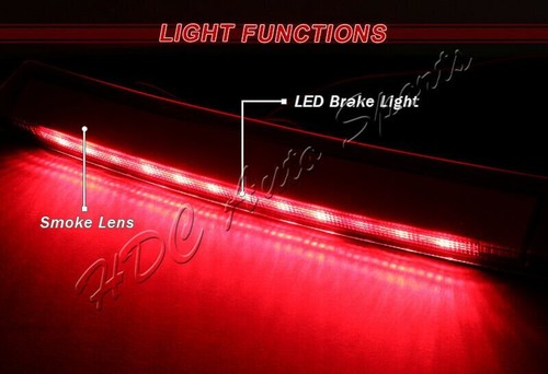 For 1999-2004 Ford Mustang Smoke Lens LED 3RD Third Rear Brake Stop Light Lamp - Picture 4 of 6