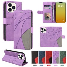 For iPhone 17 Pro Max 16 15 14 13 12 11 7 Magnetic Leather Flip Card Wallet Case