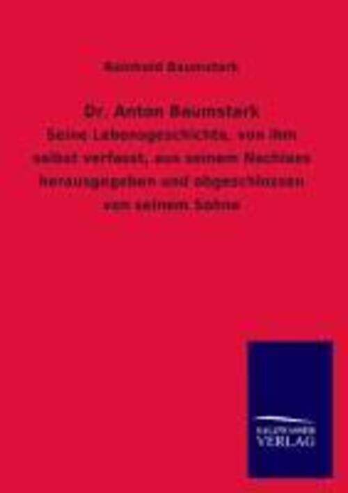 Thumbnail - Dr. Anton Baumstark | Reinhold Baumstark | Taschenbuch | Paperback |