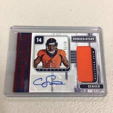 2018 Freshman Orientation Courtland Sutton RPA /75 Rookies And Stars