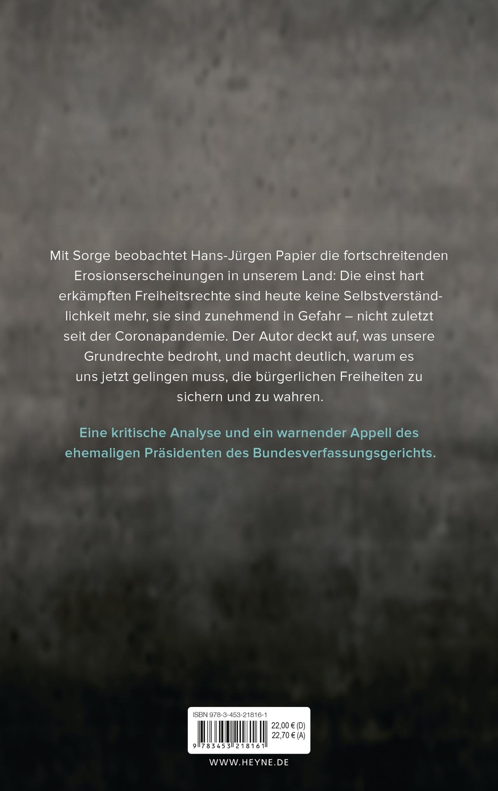 Thumbnail - Freiheit In Gefahr Hans-jürgen Papier