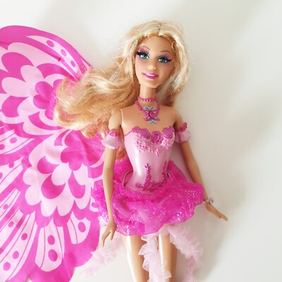 Barbie Fairytopia Mermaidia Elina Doll Wings Rooted Lashes