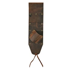 High Quality Brown Leather Sheath for PinPointer and Digging Tool Right Sided