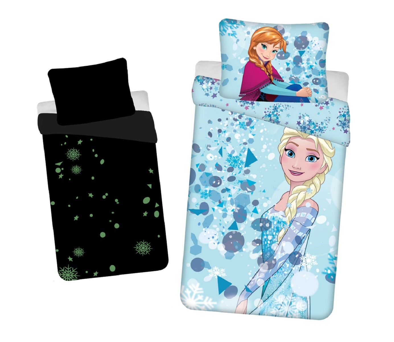 Баумволле с эффектом свечения Disney Frozen Bettwäsche mit Bettbezug 140x200 см+70x90 см
