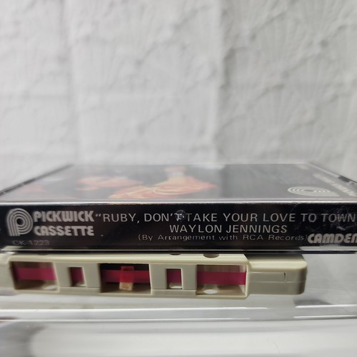 Waylon Jennings Ruby Don't take your love to town 1973 RCA Camden cassette - Picture 4 of 5