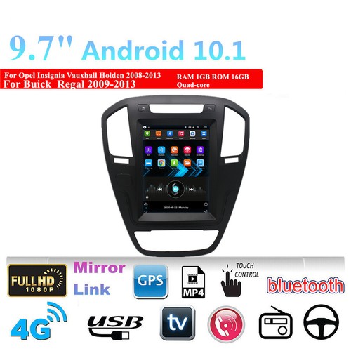 9.7" Car Stereo Radio GPS Navi 1G+16G WiFi 3G 4G RDS For Vauxhall Opel Insignia - Picture 5 of 17