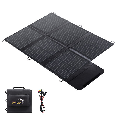 120W - 400W Portable Foldable Solar Panel Charger for Power Station Home Camping