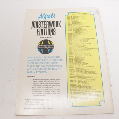 Rebikov Silhouettes Nine Childhood Pictures for Piano Songbook Alfred - Picture 3 of 6