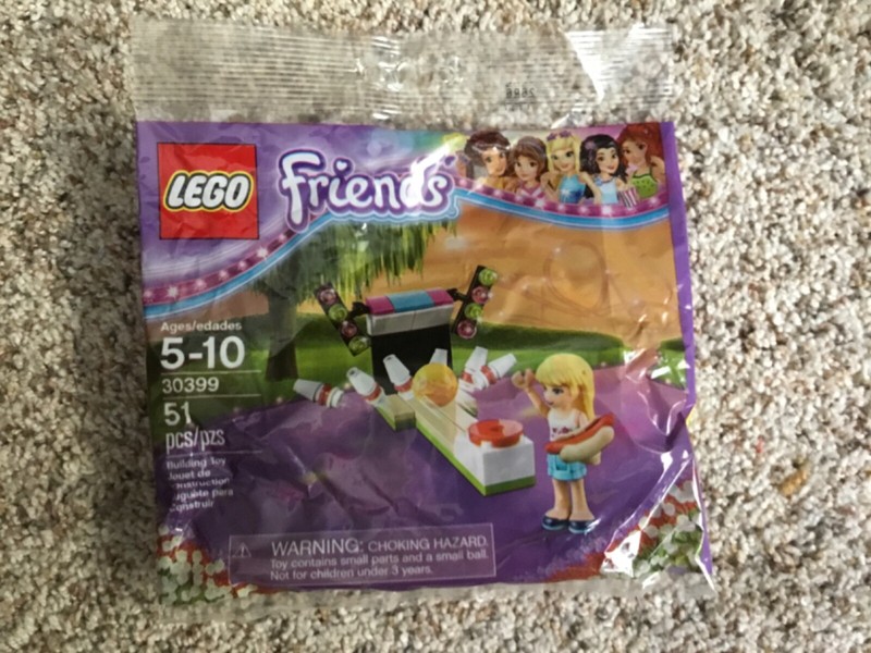Stephanie's Bowling Alley FRIENDS Lego Set 30399 NEW Sealed Polybag RETIRED 2016