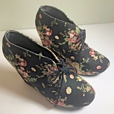 Shi by Journeys Womens Shoes Sz 8.5 Floral Pr...