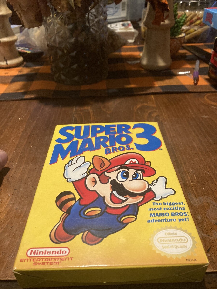 Nintendo NES Super Mario Bros 3 Original Complete in Box - Vintage
