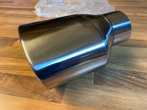 6" x 4" Large Oval Exhaust Tailpipe Tip Trim Leon Cupra FR Audi RS4 RS7 RS6 2.5" - Afbeelding 9 van 10