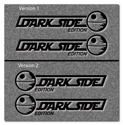 AUTO AUFKLEBER DARK SIDE EDITION STAR WARS YEDI STICKER  CLONEWARS SW031