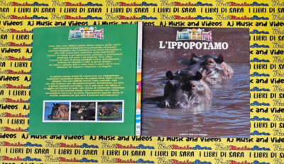 Book libro L'IPPOPOTAMO animali da salvare ALBERTO PERUZZO EDITORE 15 1991 (SG3)
