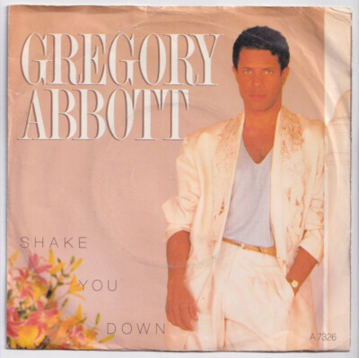 (nY59) Gregory Abbott, Shake You Down - 1986 - 7'' vinyl