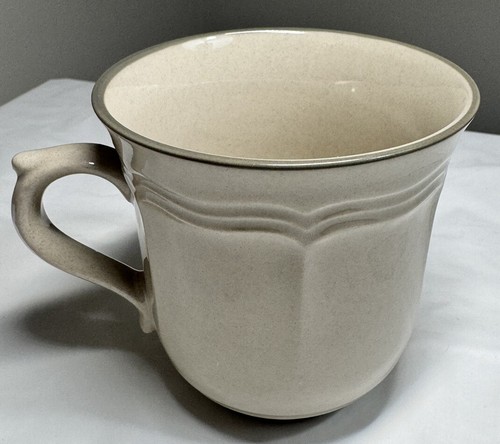 Vintage Newcor Newport Stoneware Whisper Rimmed Cup and Saucer Set Mug - Picture 3 of 10