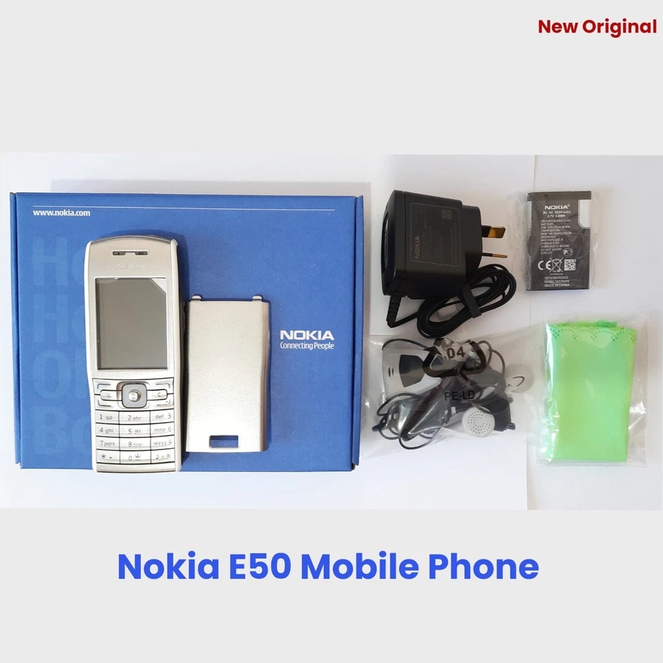 100% Genuine New Original Nokia E50 Camera 1.3MP GSM Unlock Mobile Phone - Image 2 of 3