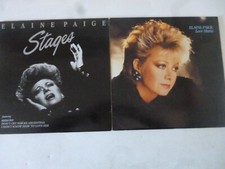 2 ELAINE PAIGE LP ALBUMS - STAGES - LOVE HURTS - Excellent Condition.