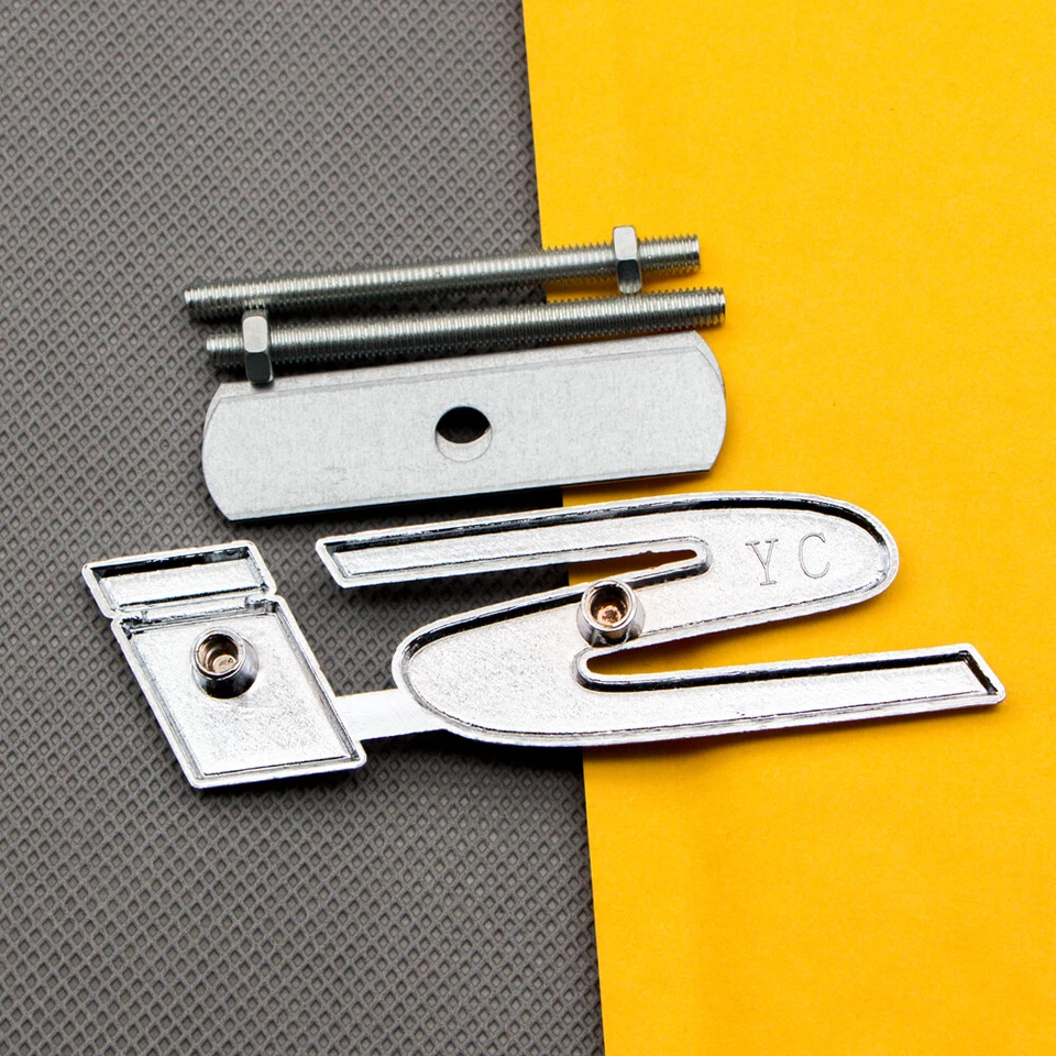 Metal Red Coated Front Hood SI Letter Grille Badge Chrome Sport Grill SUV Emblem — 第 2/4 张图片