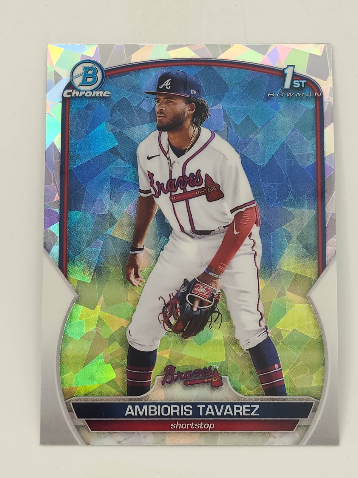 2023 Bowman #BCP-33 Ambioris Tavarez Chrome Prospects Atomic Refractor