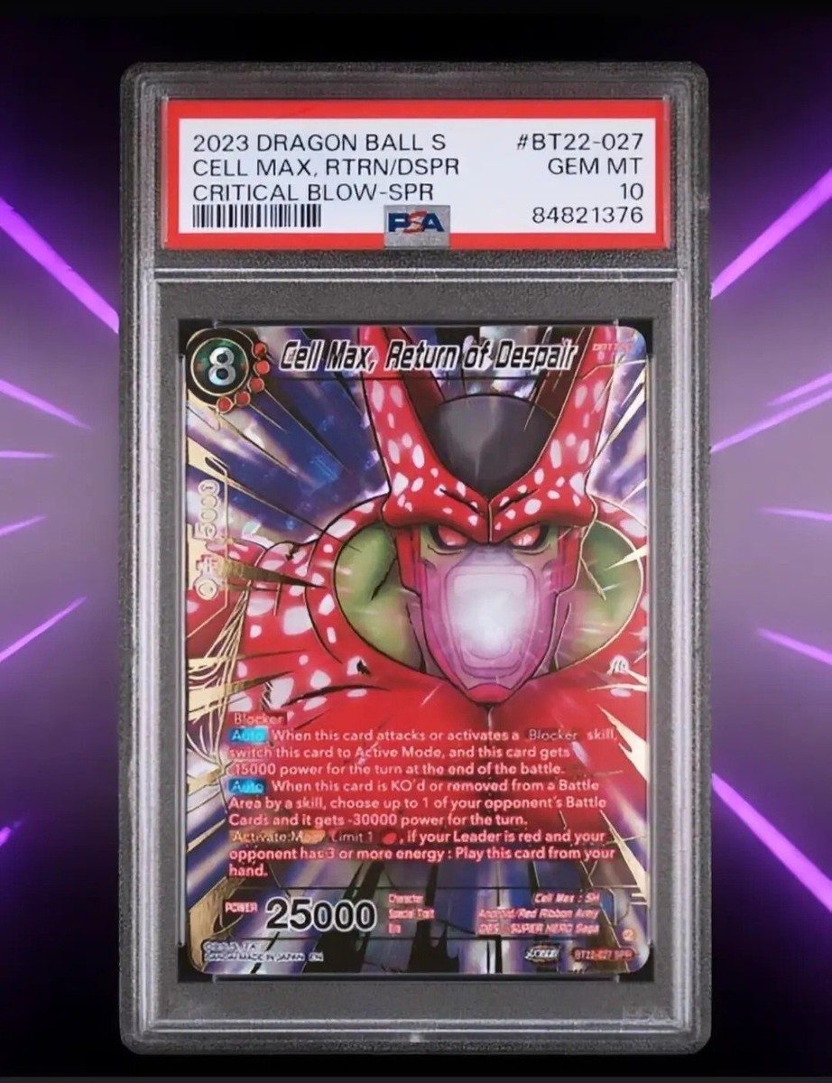 Cell Max Return of Despair PSA 10 Dragon Ball S #BT22-027 Cell Max Return of Despair PSA 10 Dragon Ball S #BT22-027