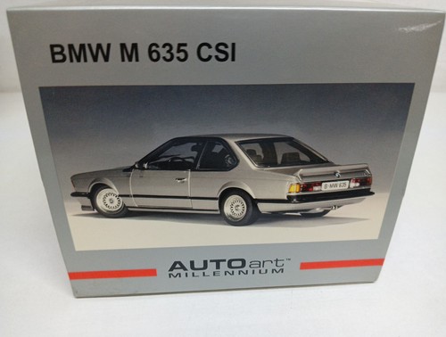 Autoart Millennium BMW M 635 CSI Lachs Silver Met. 70526 Diecast 1/18-Y1-E15 - Foto 2 di 10