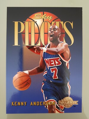 1994-95 SkyBox Sky Pilots Kenny Anderson #339 New Jersey Nets NBA Basketball