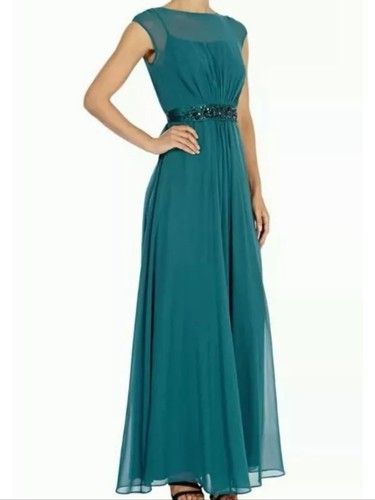 New Coast Size 8 Lori Lee Emerald Maxi 
