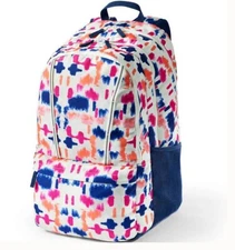 Lands End Kids ClassMate Extra Large Tie and Dye multi Backpack.