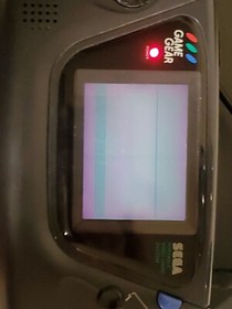 SEGA Game Gear Handheld Console Model 2110G W Power Cord & Bag Read Description