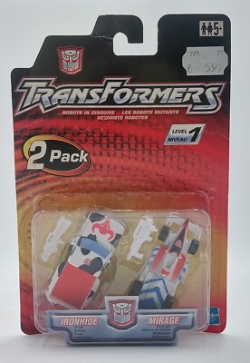 2001 Hasbro Transformers RID Tiny Bots Spychangers 2-Pack: Ironhide & Mirage