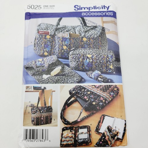 Simplicity 5025 Quilted Bags and Accessories sewing pattern - Picture 2 of 4