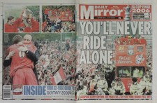 DAILY MIRROR NEWSPAPER 15 MAY 2006 LIVERPOOL FA CUP THE GERRARD FINAL WINNERS