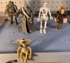 VINTAGE STAR WARS JABBA COURT LOT- 5 FIGURE LOT 1983 - W/ Vintage Weapons