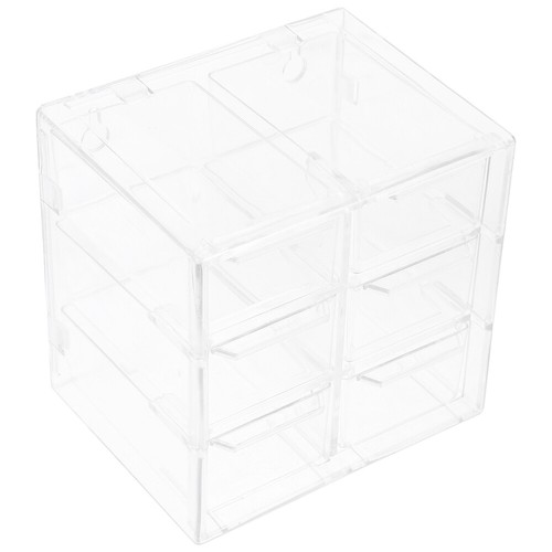 Dustproof Storage Box Table Holder Organizer for Vanity Student Office