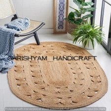 Beautiful Braided Rug Perfect for Bedroom Vintage Braided Rug Rustic Home Decor