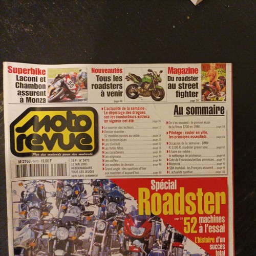 MOTO REVUE 3473 BMW R1100 R R 1100 ; Dossier Spécial ROADSTER 2001 - Bild 2 von 2