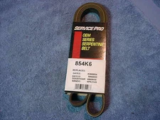 BELT Serpentine Drive SERVICE PRO 854K6 Camaro Miata Ranger Escape Taurus Sable